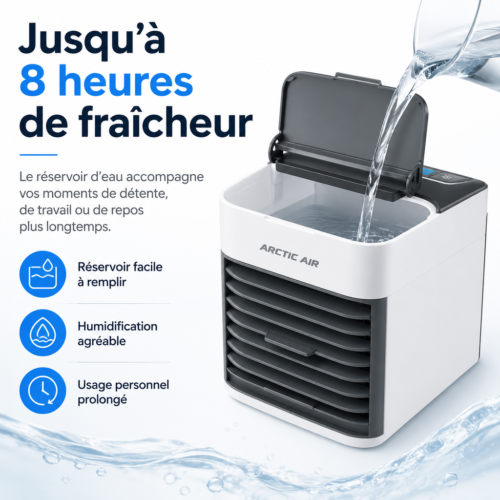 3-in-1 Air Cooler with Fan, Humidifier, and Air Purifier – Portable, Quiet, and with LED Night Light