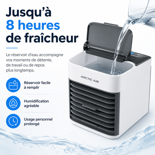 3-in-1 Air Cooler with Fan, Humidifier, and Air Purifier – Portable, Quiet, and with LED Night Light
