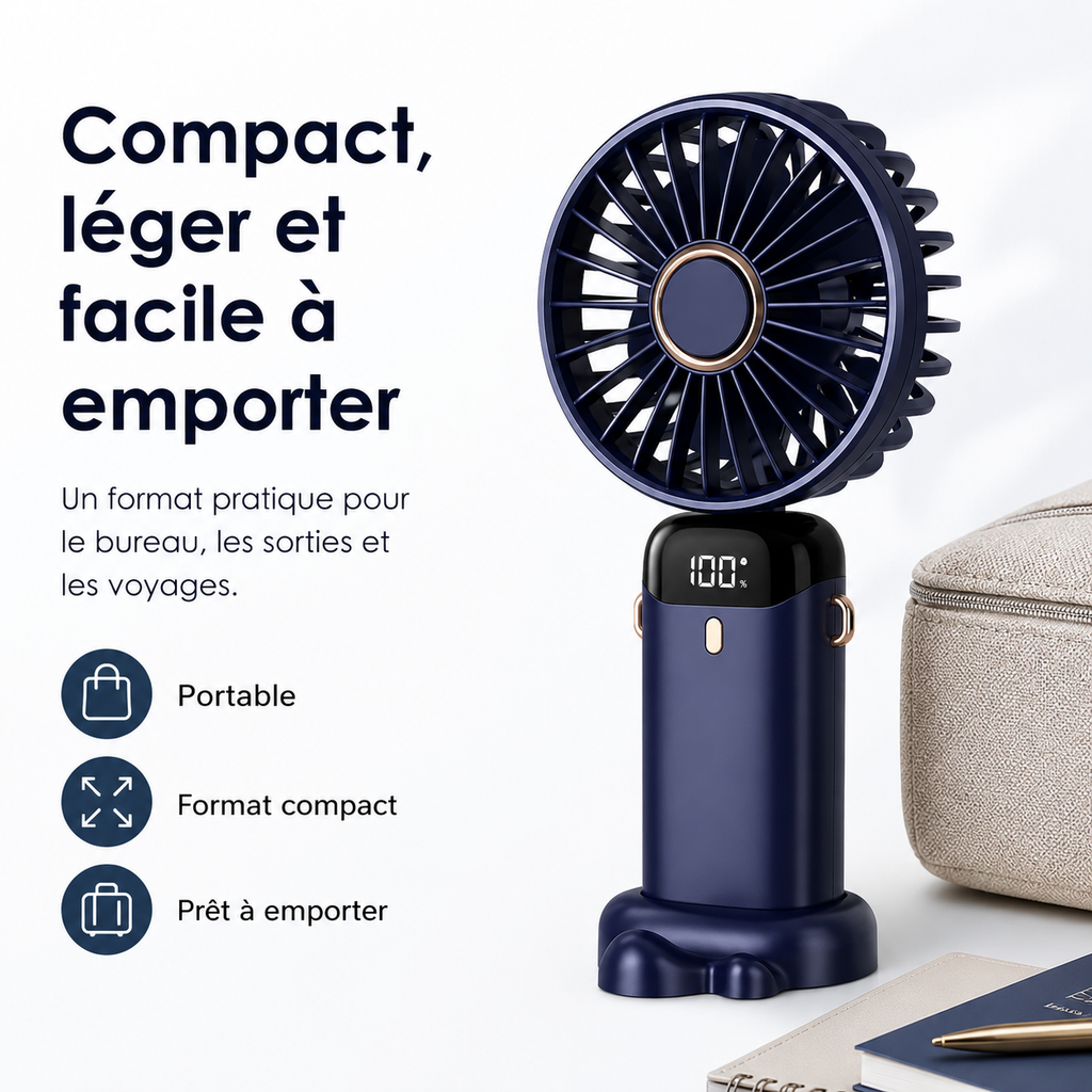 Rechargeable Portable Fan 5000mAh