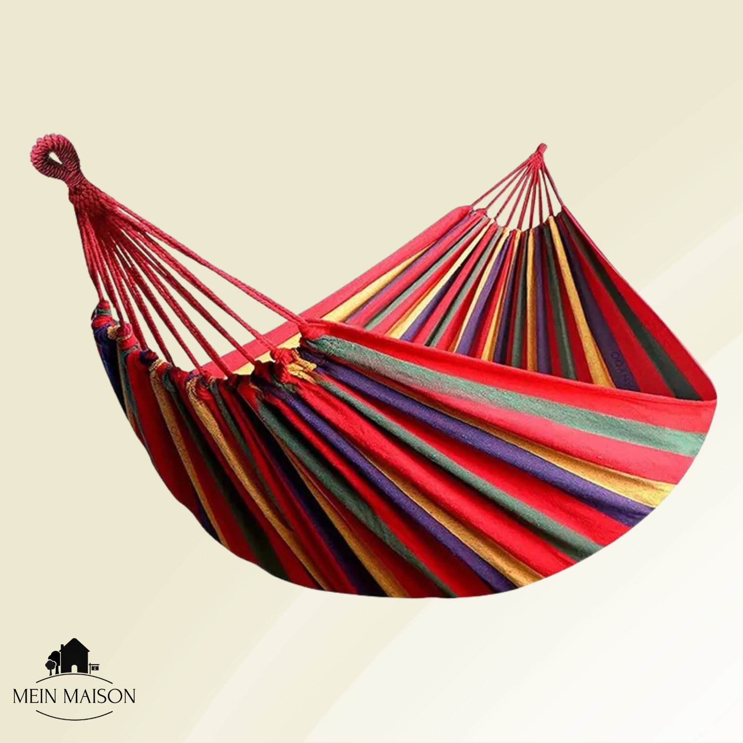 RelaxoLounge Hammock Made from Durable Canvas with Non-Slip Design, Load Capacity 200 kg