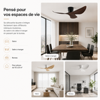 Nelvarn – Minimalist Ceiling Fan with Blades