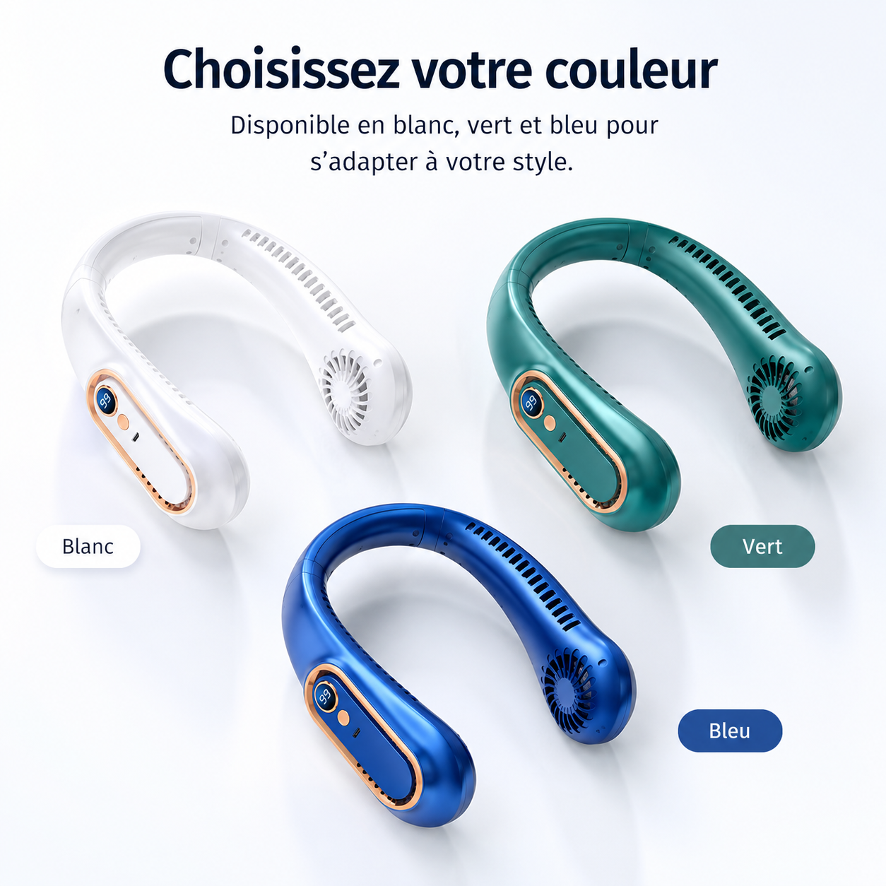 Neck Fan - Silent & Portable