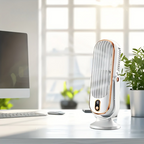 AeroLux Elite Cooling Fan | Dual Motor, 720° Rotation, USB Rechargeable & Ultra Silent for Ultimate Comfort Anywhere
