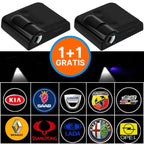 Auto LED Door Lighting 3D Light Projection Magnetic Sensor Easy Installation