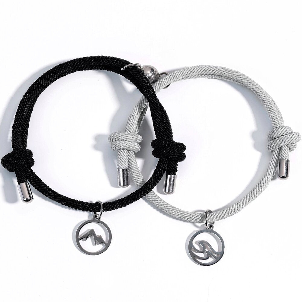 Amore bracelet | magnetic connection bracelet for couples