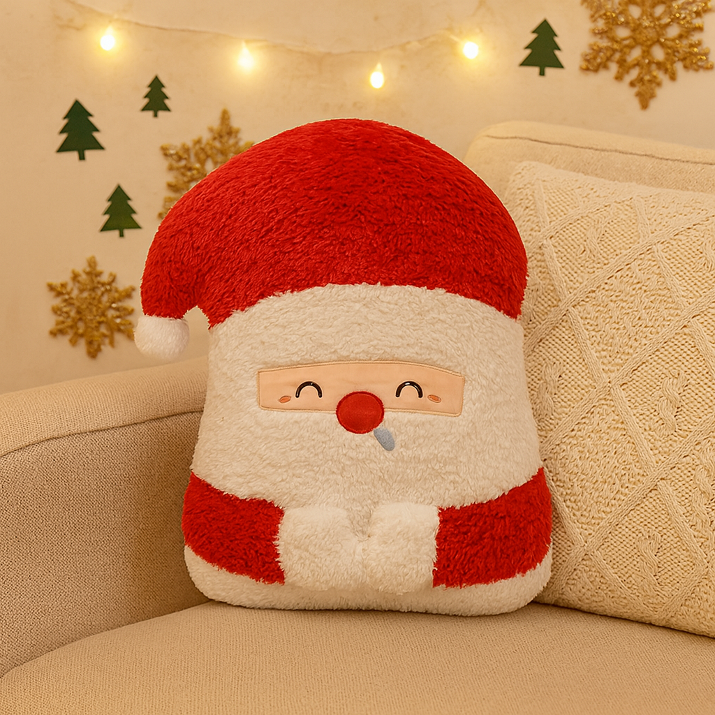 Everjoy Plüsch Weihnachtskissen – Festliches Kuschel- und Dekorationsstück für Gemütliche Räume-Zarado.uk