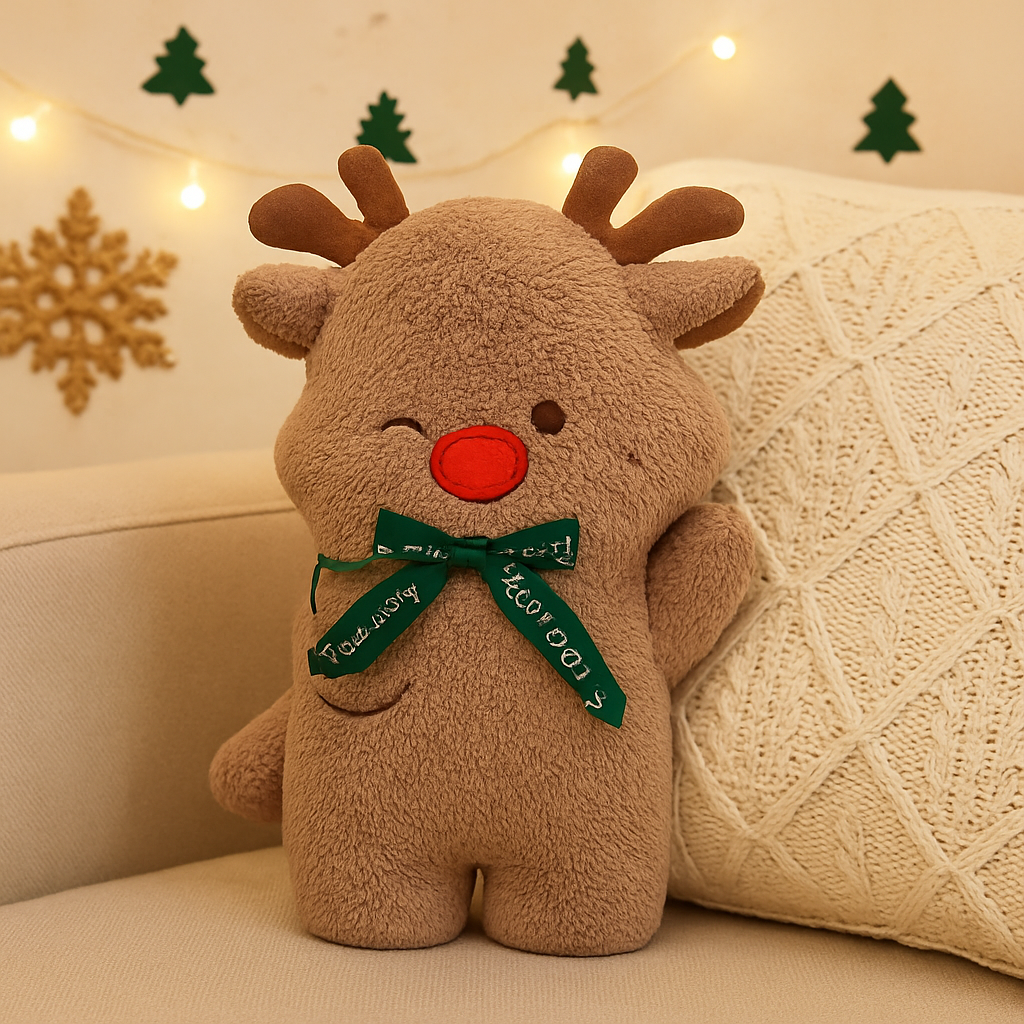 Everjoy Plüsch Weihnachtskissen – Festliches Kuschel- und Dekorationsstück für Gemütliche Räume-Zarado.uk