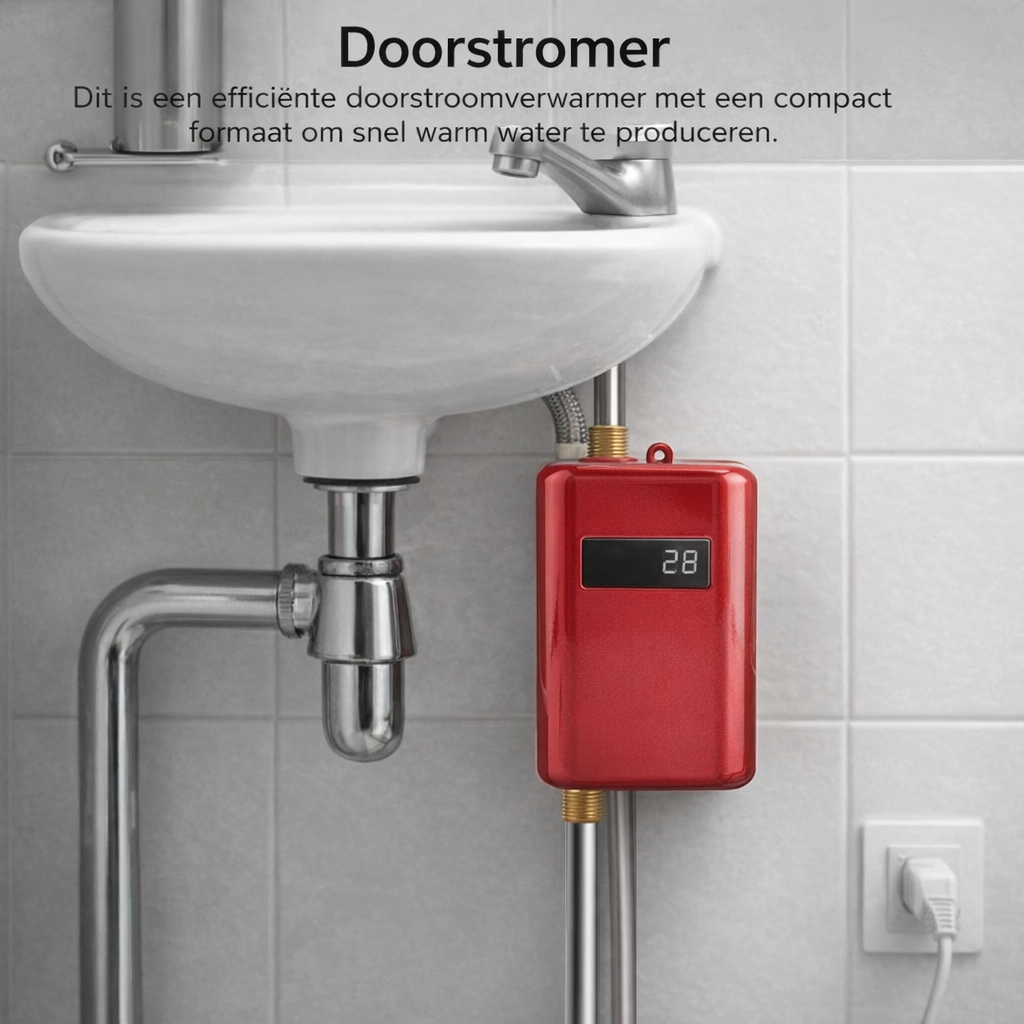 Tankless Electric Boiler Smart Water Heater with Temperature Protection