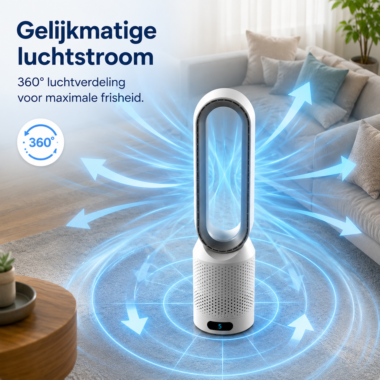 AirPure - 3-in-1 Air Cooler - Purifies and Ionises