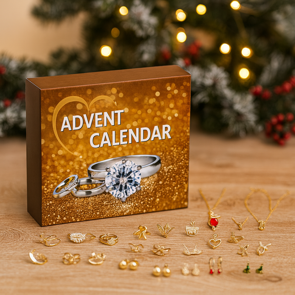 Everden Countdown-Kalender Set – Festlicher 24-Tage Adventskalender mit Überraschungen-Zarado.uk