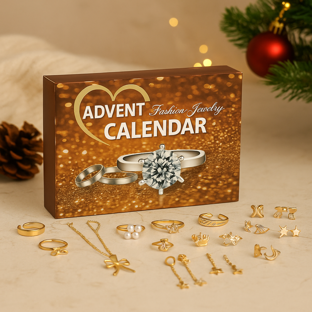 Everden Countdown-Kalender Set – Festlicher 24-Tage Adventskalender mit Überraschungen-Zarado.uk