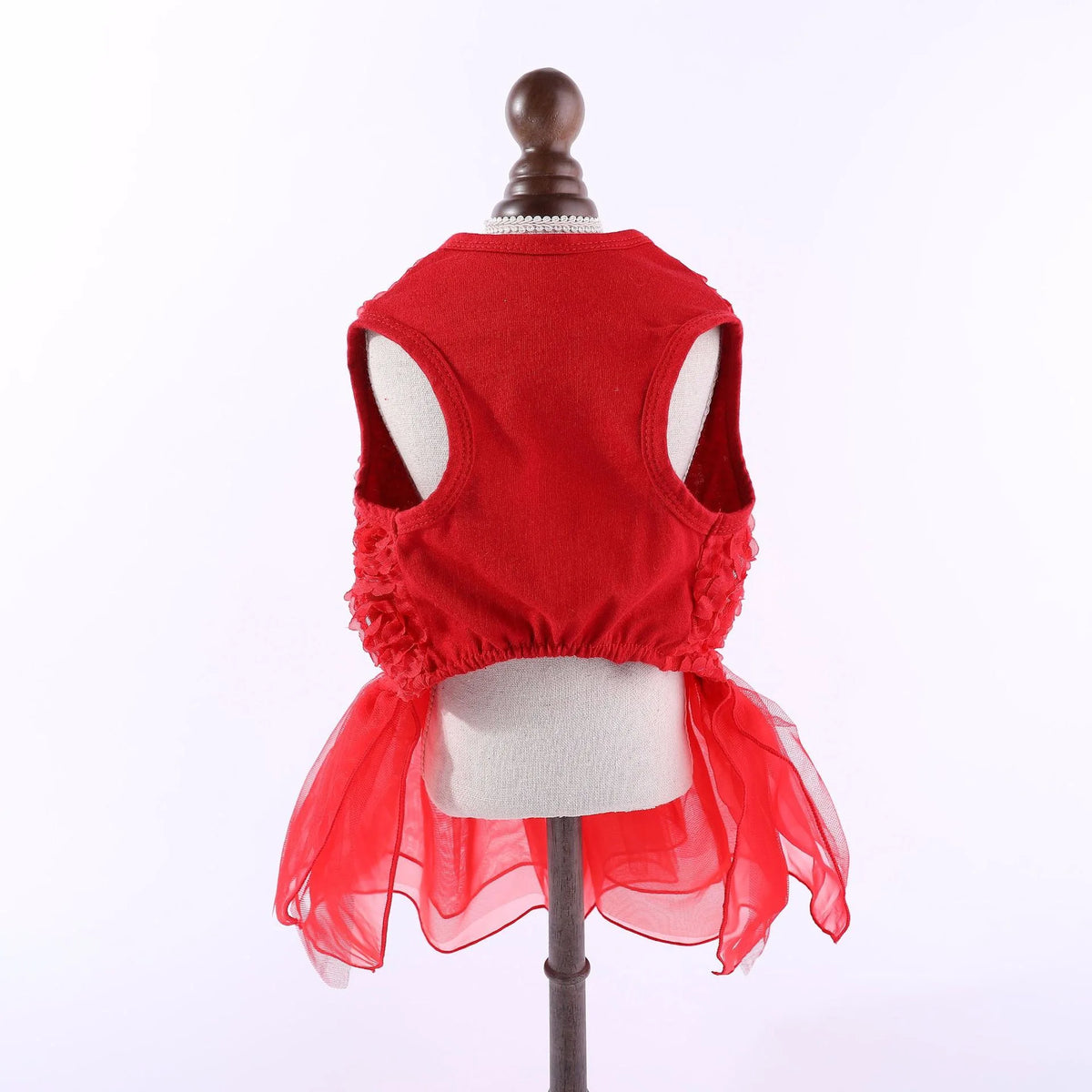 Robe florale pour chien avec nœud