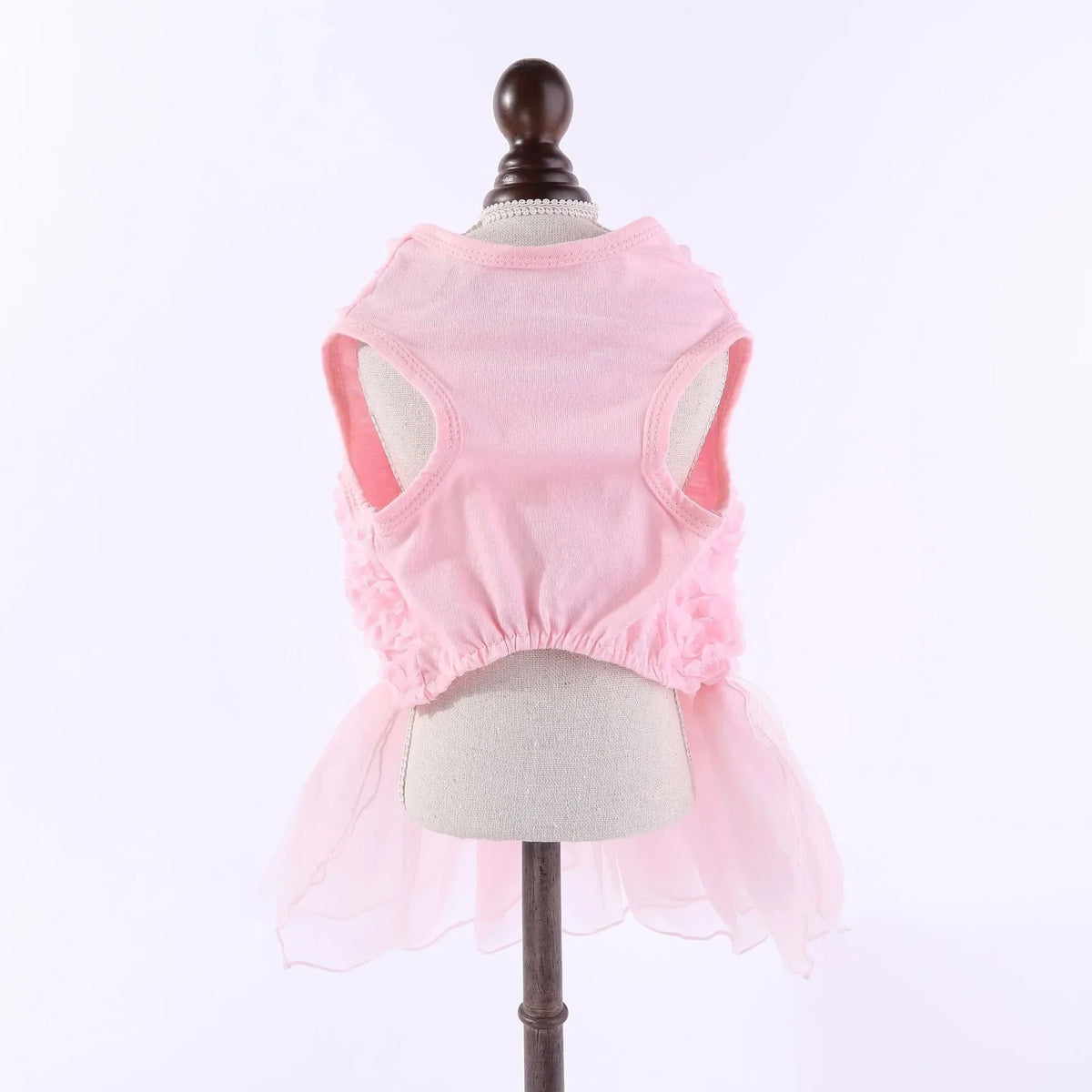 Robe florale pour chien avec nœud