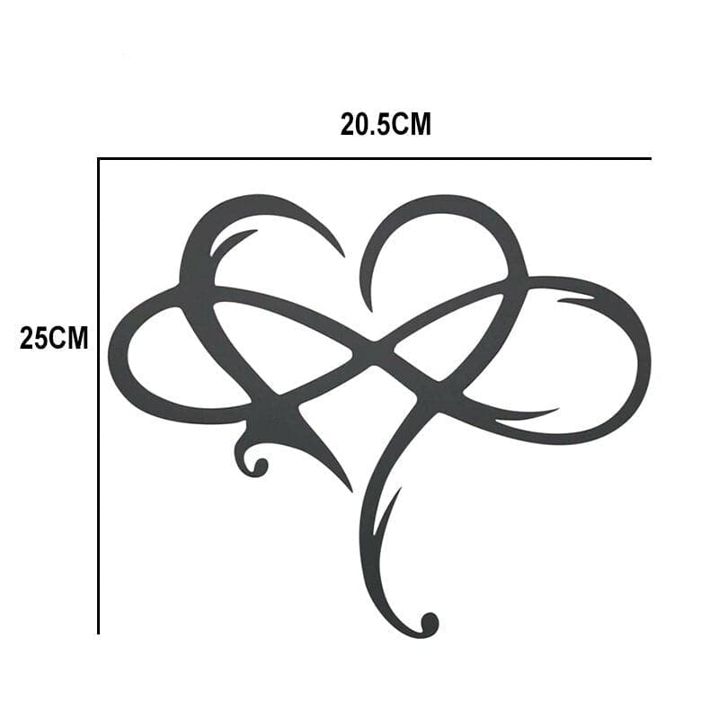 Frendorf Infinity Heart Wall Decoration Symbol of Eternal Love