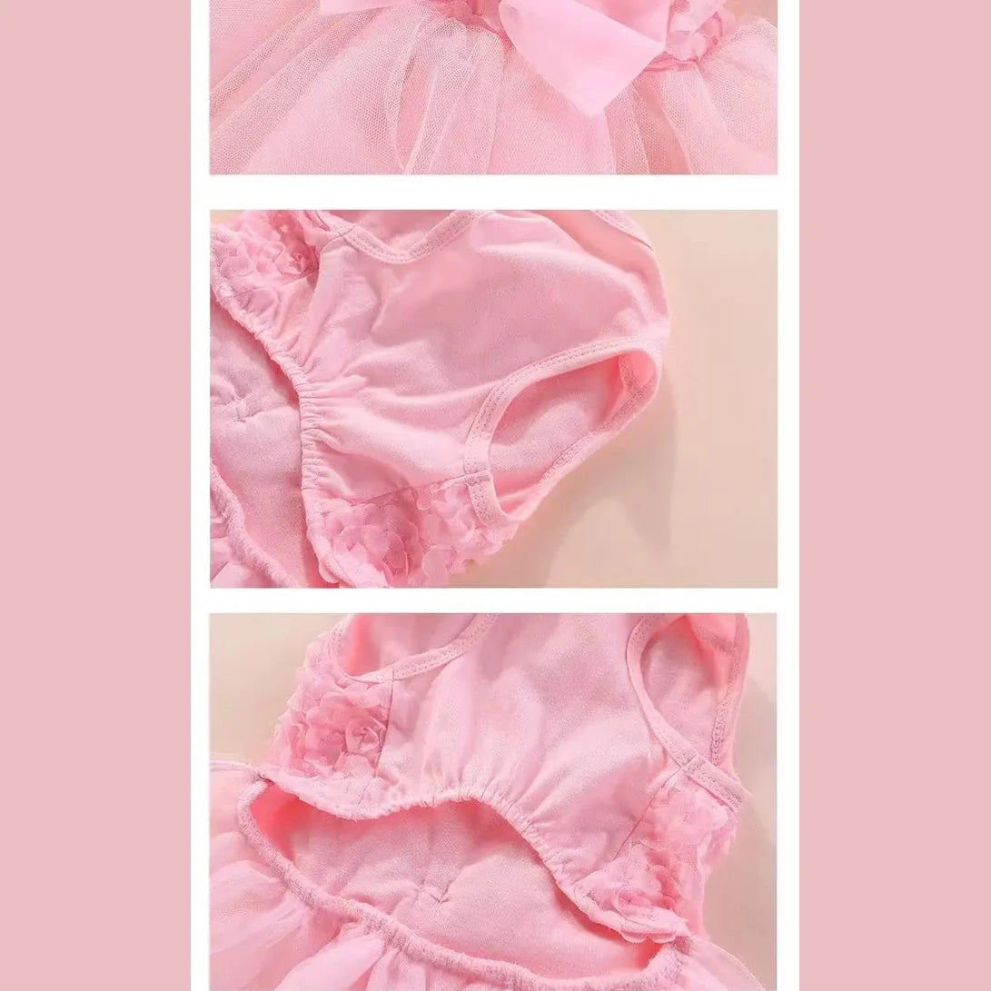 Robe florale pour chien avec nœud