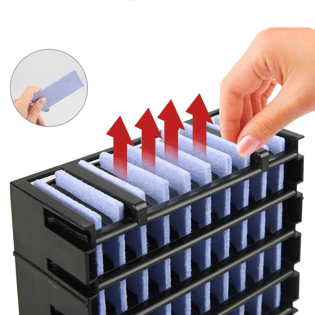 3-in-1 Air Cooler with Fan, Humidifier, and Air Purifier – Portable, Quiet, and with LED Night Light