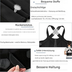 Ergonomic Posture Corrector for Neck and Back Pain Relief Adjustable and Stable