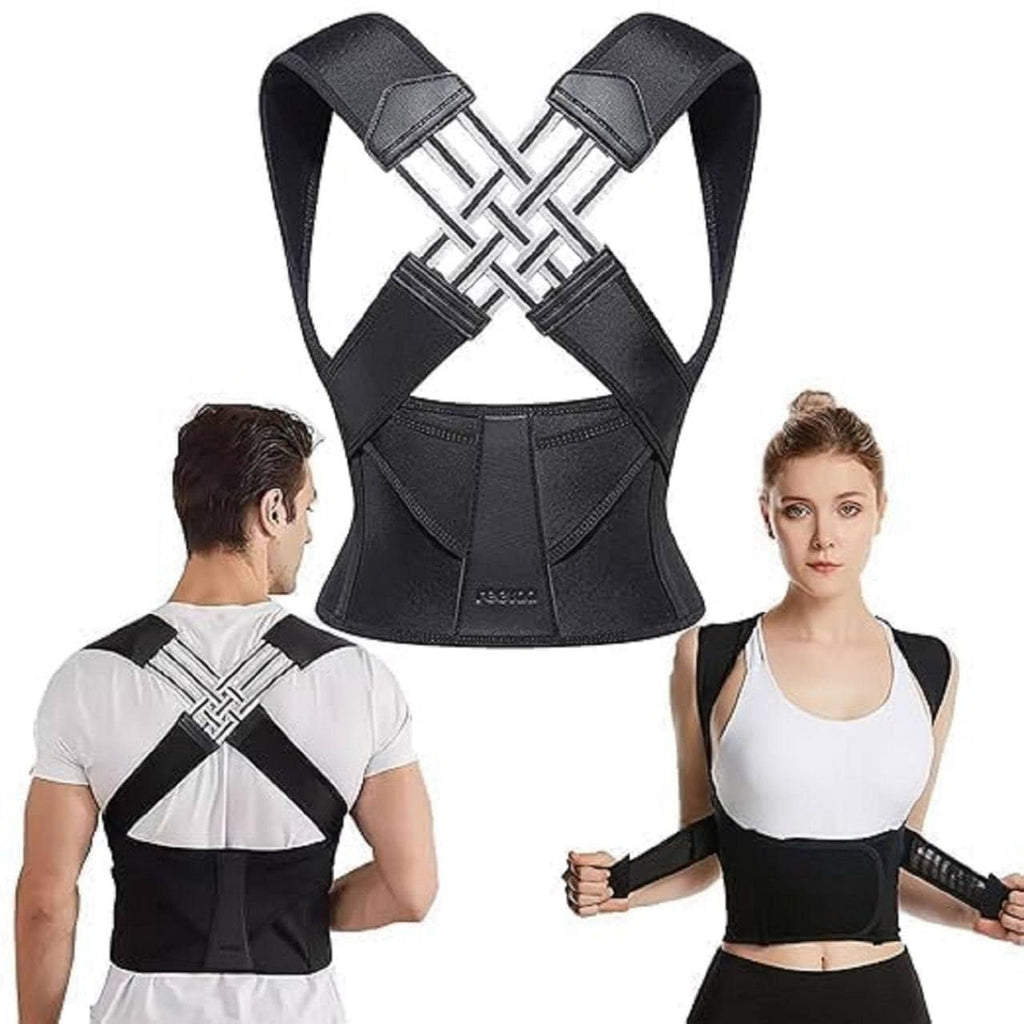 Ergonomic Posture Corrector for Neck and Back Pain Relief Adjustable and Stable