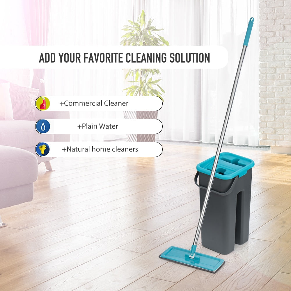 Magic Mop – Includes 4 Pads, 360° Rotatable & Washable
