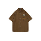 Men’s Brown Short Sleeve Shirt
