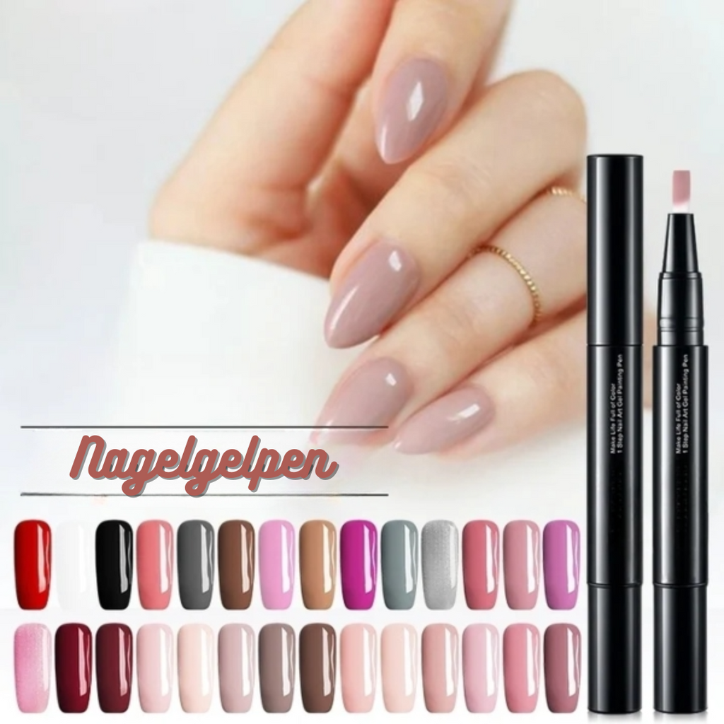 Precision Long-Lasting Gel Nail Polish Pen Set of 4