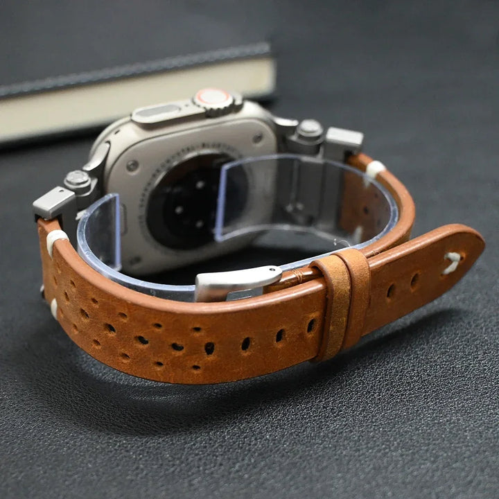 Genuine Leather Apple Watch Band – Stylish & Durable Watch Strap for Your Apple Watch