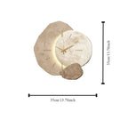 Scandinavian Luxury Wall Clock – Modern Design with Lighting