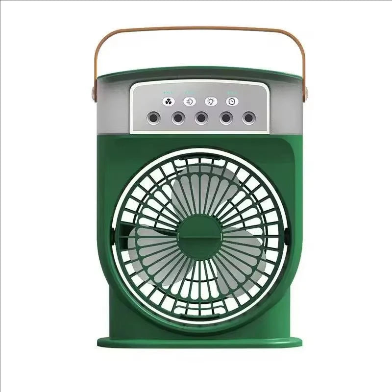 Portable Air Cooler Fan with Humidifier and LED Night Light