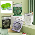 Portable Air Cooler Fan with Humidifier and LED Night Light