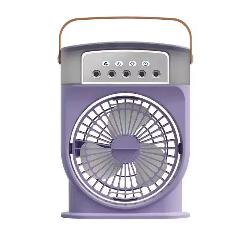 Portable Air Cooler Fan with Humidifier and LED Night Light