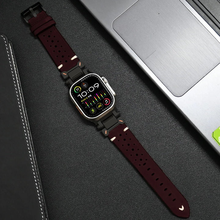 Genuine Leather Apple Watch Band – Stylish & Durable Watch Strap for Your Apple Watch