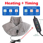 Heat Neck and Shoulder Massager USB Heating Cushion with Vibration