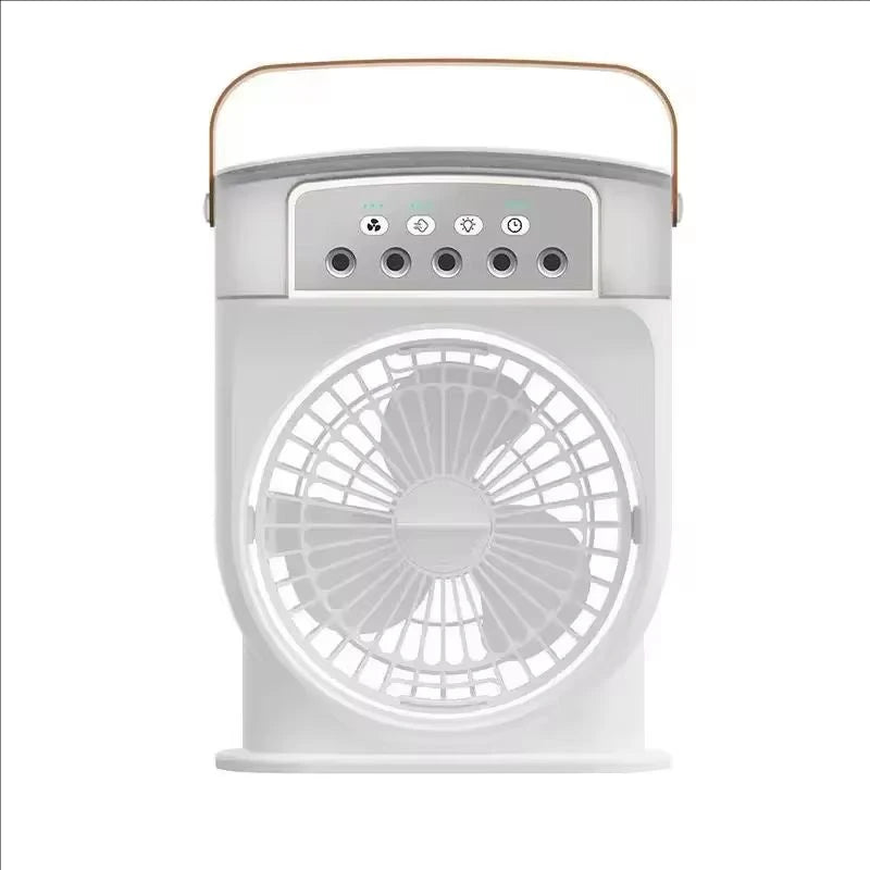 Portable Air Cooler Fan with Humidifier and LED Night Light