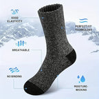 Extra Warm Merino Wool Socks for Walking Unisex 38-46
