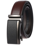 Elegant Luxe Men's Belt with Automatic Buckle