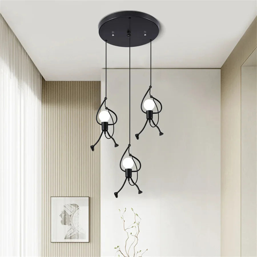 FunkyLight | Retro Iron Man - Ceiling Lamps
