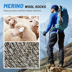 Extra Warm Merino Wool Socks for Walking Unisex 38-46
