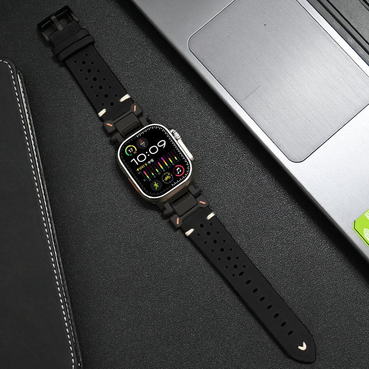 Genuine Leather Apple Watch Band – Stylish & Durable Watch Strap for Your Apple Watch