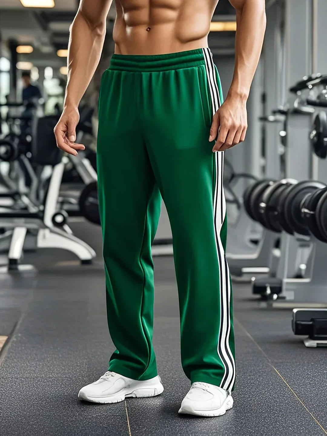 MoveFit Men's Sports Trousers – Comfortable Fit with Drawstrings at the Waist