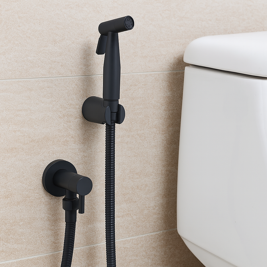 Edelstahl Bidetsprüher AquaNova – Hygienische Dusch WC Spray mit Wandhalterung-Zarado.uk