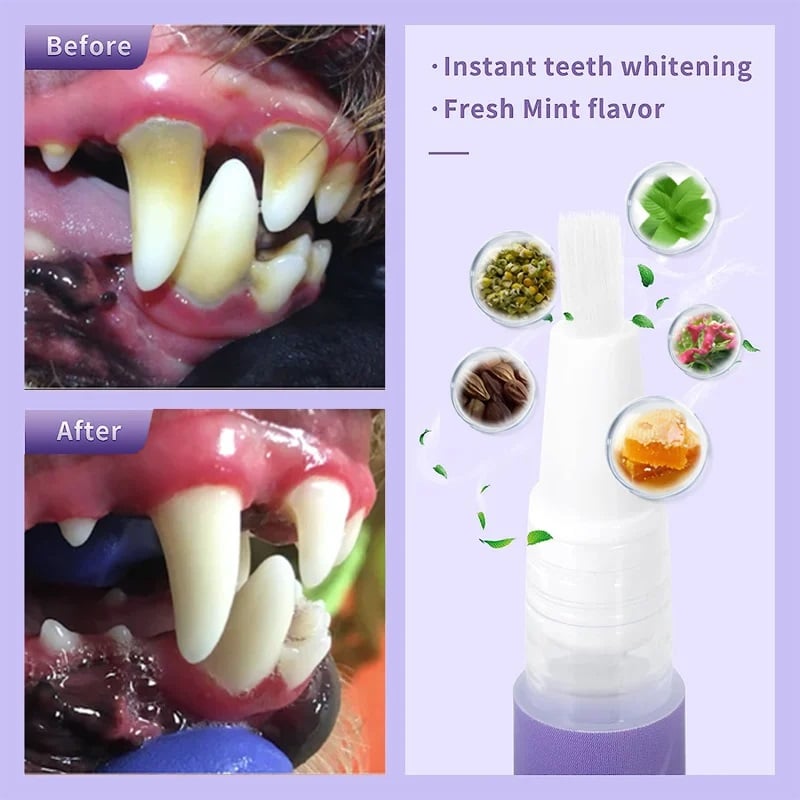FreshPaws Pet Toothpaste Gel | Tartar and Stain Remover for a Healthier Smile
