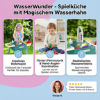WasserWunder Play Kitchen with Magical Tap for Children