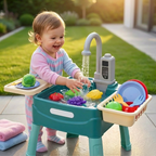 WasserWunder Play Kitchen with Magical Tap for Children