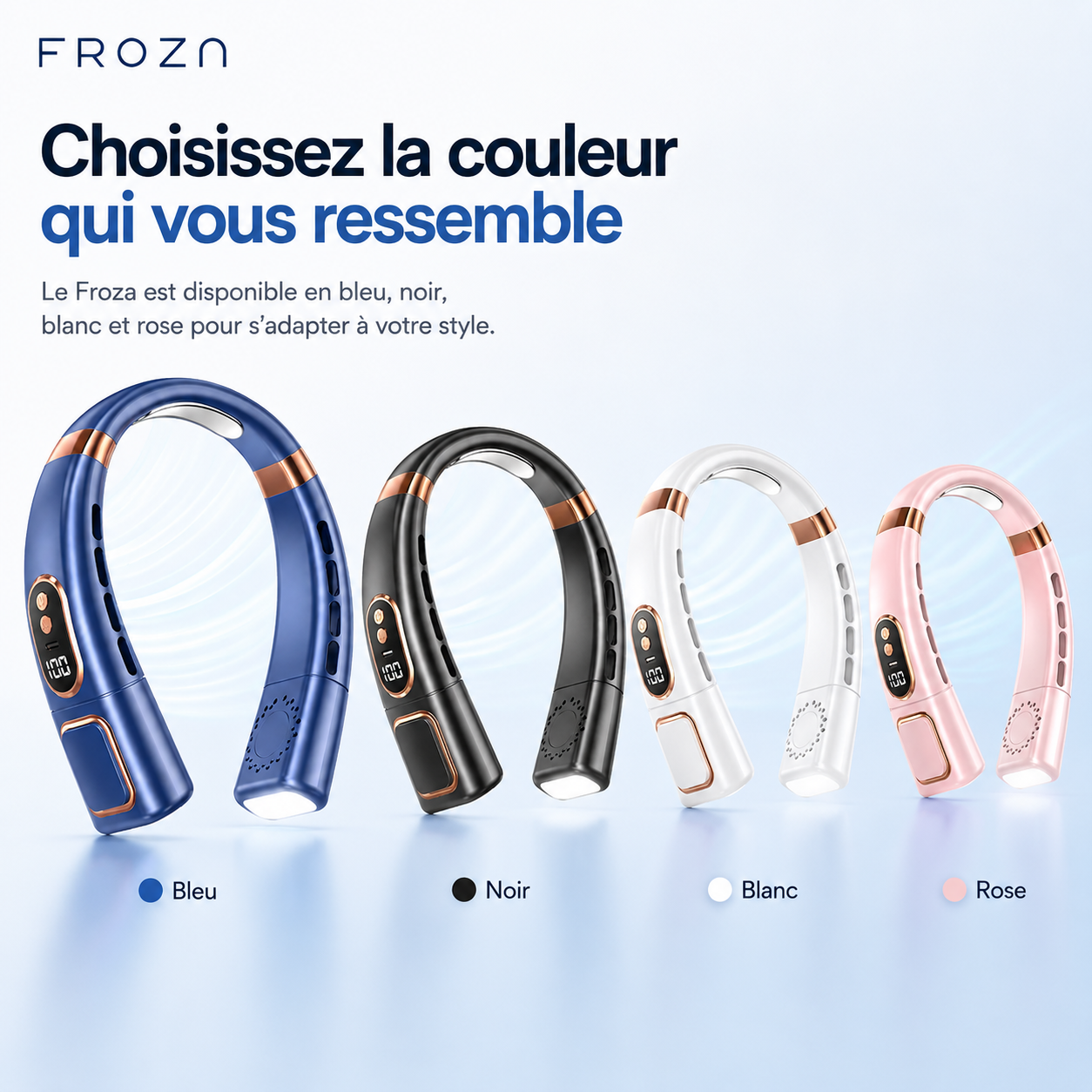 Froza – 360° Digital Neck Fan