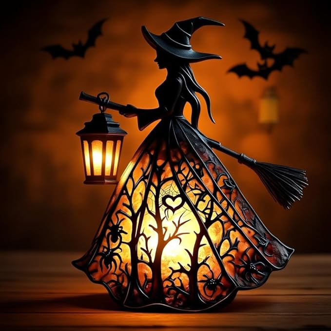 WitchGlow Lantern | Enchanting Halloween Light