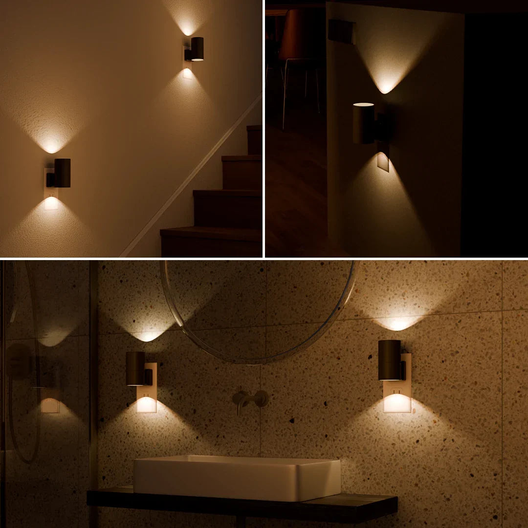 SoftGlow Wall Lamp | Adjustable Dim Light with Sensor