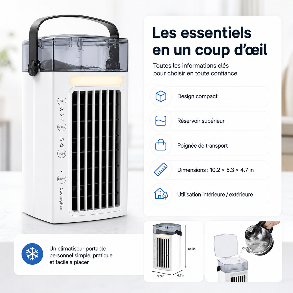 Personal Portable Air Conditioner