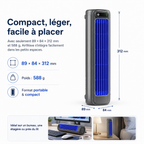 AirWave – Portable Rechargeable Air Conditioner with 12 Hours of Battery Life