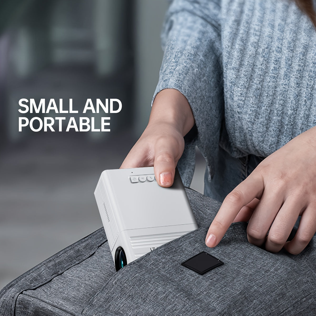 Ultra-Bright Mini Projector 3000 Lumen – Portable, HDTV & USB, Ideal for Home Cinema & Outdoors!