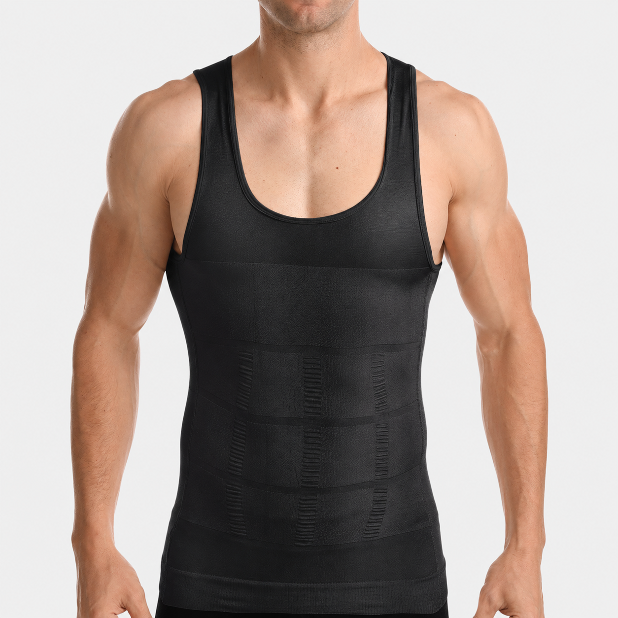 Men's Compression Tank Top for Support and Body Shaping
